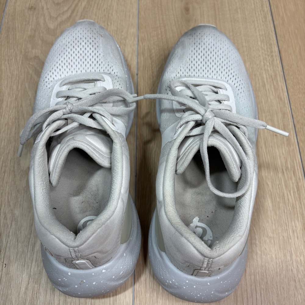 Lululemon Beyondfeel Running Shoes Bone Silver White LW9FGCS Womens Size‎ 8.5 - Picture 7 of 11